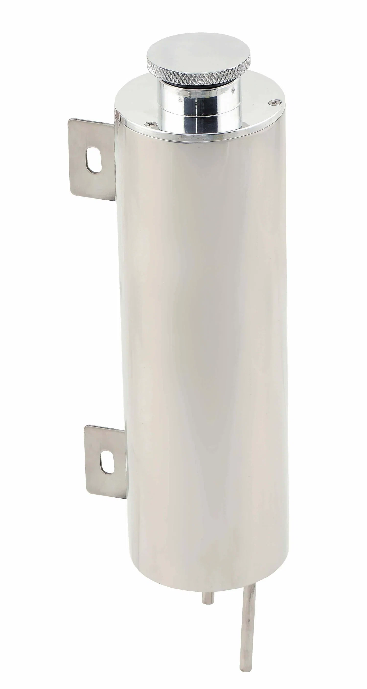 Mr. Gasket Overflow Tank - 3 Inch Diameter 10 Inch Height Polished S_S 9133